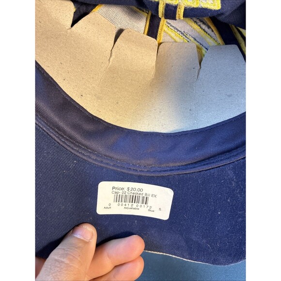 Brickyard 400 Strapback Hat Cap Nascar Chase Authentics Checkered Bill trucker - Picture 8 of 9